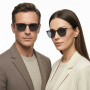 Солнцезащитные очки Acropolis 52601-2 Unisex с фотохромными линзами и светло-серой оправой. В комплекте чехол Novus