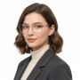Оправа для окулярів жіноча рожева металева Acropolis  A2455-C1 з чохлом з екошкіри