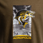 Acropolis Футболка для рибалки з принтом ЩУКА ОФР-5 (хакі). Розміри S, M, L, XL, XXL