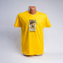Acropolis Футболка для рыбака с принтом ЩУКА ОФР-5 (желтая). Размеры S, M, L, XL, XXL