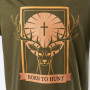 Футболка для охотника BORN TO HUNT Acropolis ОФМ-2 (хаки)